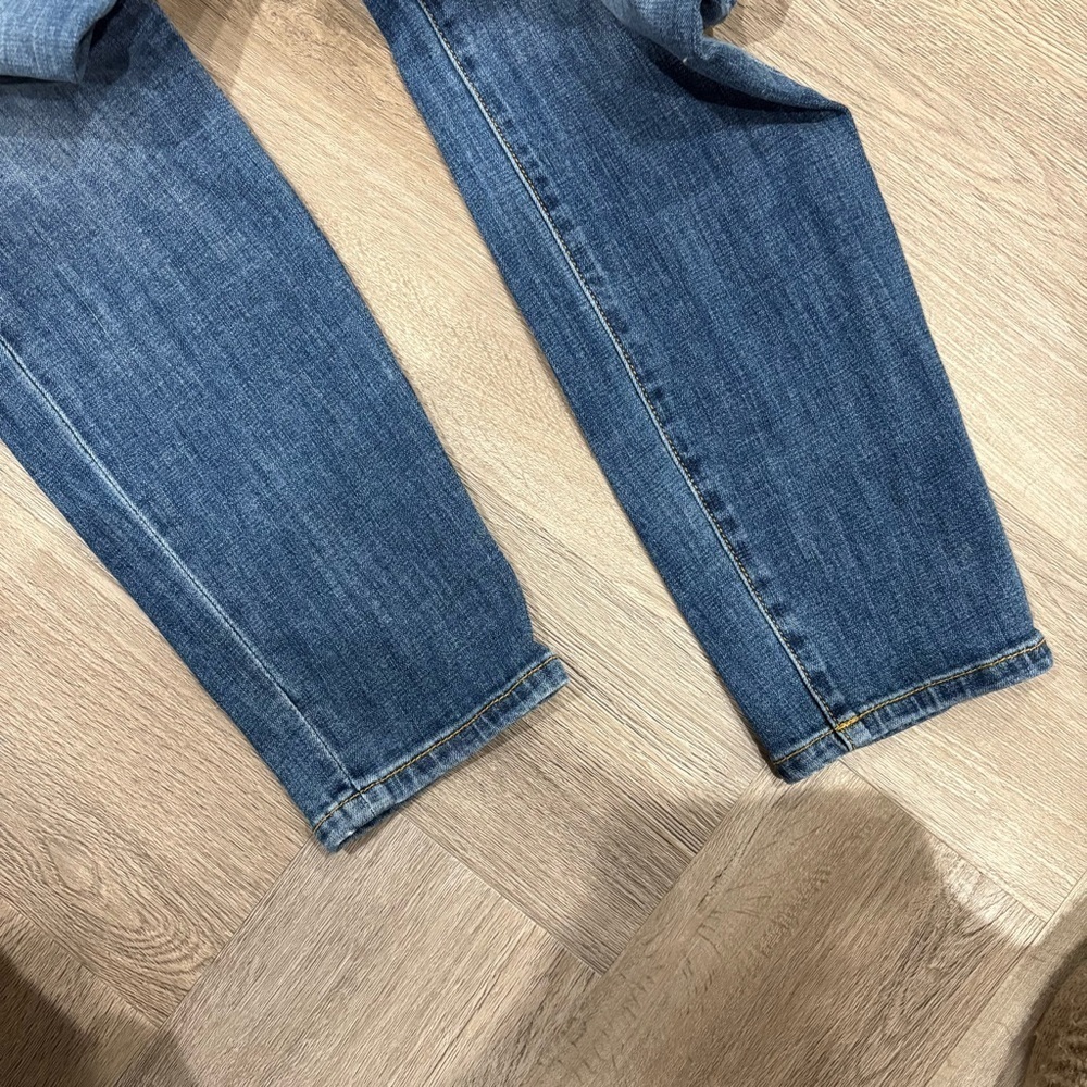 CAbi Women Jeans Blue Straight Leg Skinny Size 12 - Picture 3 of 6